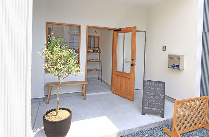 焼き菓子ambientの店舗外観